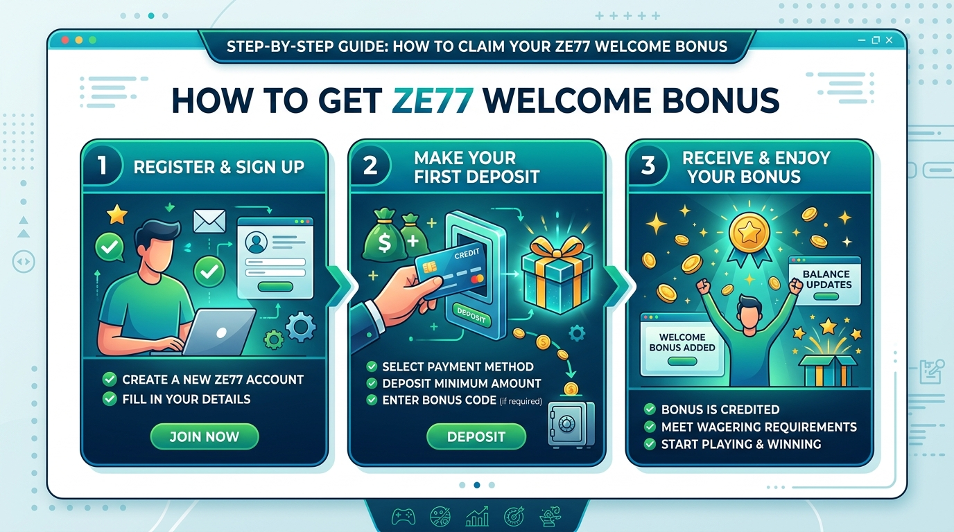 ZE77 ကြိုဆိုရေး ဘောနပ်စ် (Welcome Bonus) ဆိုတာ ဘာလဲ။